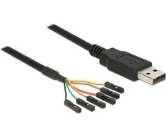 Delock Cable USB kištukas > TTL 6 kontaktų antraštė, viena 1,8 m (3,3 V)