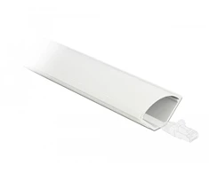 DeLOCK Kabelių kanalas, kampinis 56 x 32 mm – ilgis 1 m, balta