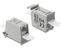 Delock Keystone modulis RJ45 lizdas LSA Cat.6 45 laipsnių, kompiuterio priedai, belaidis tinklas