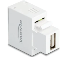 Delock Keystone Modulis su gniazdem USB Typ-A 5 W balta