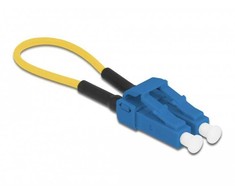 „DeLOCK“ optinio pluošto kilpinės jungties adapteris LC / UPC, vienmodis, mėlynas, 0,06 m, LC