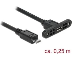 „Delock Cable USB 2.0 Micro-B“ lizdas, skirtas montuoti > USB 2.0 mikrofonas