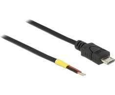 Delock kabelis USB 2.0 Micro-B kištukas > 2 x atviri kabelio galai 10 cm Raspberry Pi
