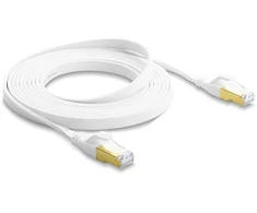 Delock Płaski kabelis krosowy RJ45 Cat.8.1 U/FTP 3 m Baltas (81027)