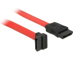 Delock SATA - SATA, 0,22m, raudona (84354)