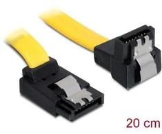 Delock SATA - SATA, 0,2 m, geltona (82819)