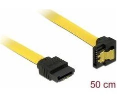 DELOCK Cable SATA 6Gb/s 50cm žemyn/staigus metalinis