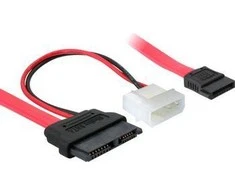 DELOCK kabelis SATA Sliml.All-in-One7+6pin 5V Bu