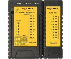 Delock Cable Tester RJ45 / RJ12 / PoE