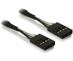 Delock USB 4 pin - USB 4 pin, 0.4m, Juodas (82426)