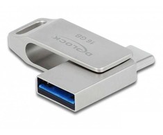 STICK DELOCK USB 3.2 Gen 1 USB-C + Typ-A Speicherstick 16GB - Metallgehuse