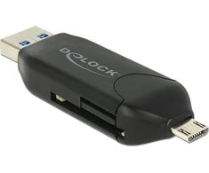 Skaitytuvas Delock USB 3.0 / microUSB (91734)