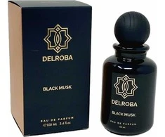 Delroba Juodas Musk EDP parfumuotas vanduo vyrams, 100 ml