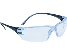 Delta Plus Milo Detectable jednoczęściowe okulary su poliwęglanu lekkie 18g UV400 DetectSpecs mėlynas dla przemysłu spożywczego