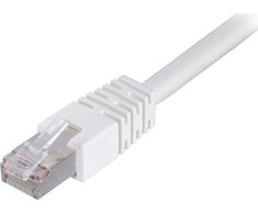 Deltaco Deltaco patch kabelis - 20 m - baltas
