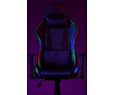 Deltaco žaidimų kėdė - PU oda, RGB (GAM-080)
