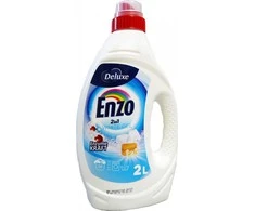 None Skalbimo gelis DELUXE Enzo Baltas 2 in 1, 50 skalb., 2 L