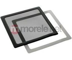 DEMCiflex dulkių filtras 120mm, kvadratinis - juodas/juodas