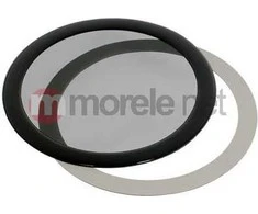 DEMCiflex dulkių filtras 92 mm, apvalus – juodos spalvos