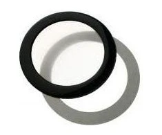 DEMCiflex dust filter 80mm, round – juodos it baltos spalvos