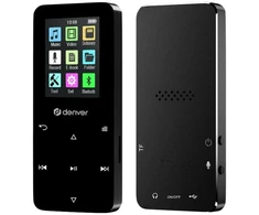 Stiprintuvas MP4 grotuvas Denver MP-1830B BT 1,8 4GB juoda