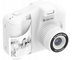 Skaitmeninis fotoaparatas vaikams su drukarką Denver KPC-1370W 2.8" balta