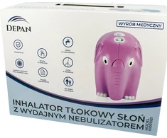 Depan Inhaliatorius Słoń rožinis D002