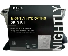 Depot rinkinys: 800 Skin Specifics Nr. 809, drėkinantis, naktinis, kremas, veidui, 65 ml + 800 Skin Specifics Nr. 801, su aktyvuota anglimi, detoksikuojantis, valomasis gelis, veidui, 50 ml + 800 Skin Specifics Nr. 807, su hialurono rūgštimi, maitinanti ir raminanti, audinio kaukė veidui