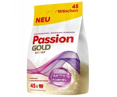 Der Waschkönig PASSION GOLD skalbimo milteliai 2,7kg spalvota folija ir