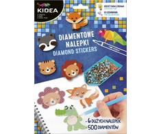 Kidea Diamond Stickers: Animals, Creative Craft Set