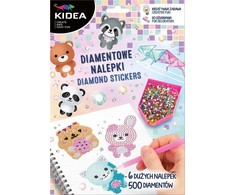 Derform Mozaika Laimingi gyvūnai DIAMOND STICKERS Kidea (NDWZKA)