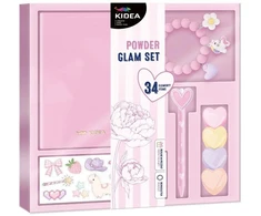 Derform Glam rinkinys miltelinės rožės spalvos 34 vnt. KIDEA