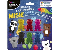 Kidea Kmnr6kka vaško kreidelės, 6 spalvos