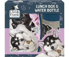 Derform Pietų dėžutė + 330 ml buteliukų rinkinys Cleo ir Frank 38 šunims