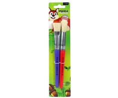 Kidea 2 storų natūralių teptukų rinkinys (18, 20 mm)