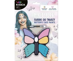 Rinkinys veido dažų su priedais Kidea "drugelis"