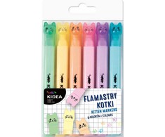 Kidea % Cat markers 6 spalvos /Rawmark