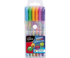 Klaviatūra Kidea Kidart geliniai rašikliai, 6 vnt. rinkinys