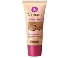 Dermacol Tonizuojantis kremas 2in1 rudas 30ml dažymo kremas