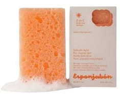 Esponjabon Salicylic Acid Cleansing &amp; Hydrating Soap &amp; Sponge 2-In-1 For Face &amp; Body, 120 g