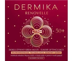 DERMIKA Renovelle Exclusive kremas - multi liftingo eliksyras 50+ dienai ir nakčiai 50 ml