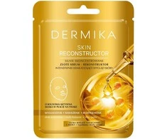 Dermika „Skin Reconstructor“ labai koncentruotas aukso serumas-atkuriamasis lakštinė kaukė, intensyviai atjauninanti odos išvaizdą, 1 vnt.