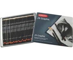 Derwent - Graphic Pieštukas Set, 24 Tin