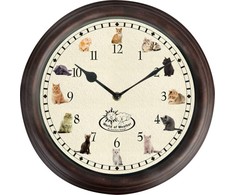Esschert Design Laikrodis "Kačių garsai"