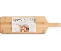 Kinvara bambukinė pjaustymo lentelė užkandžiams RIOS, 50 x 14 cm