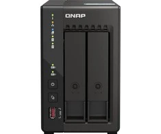 Serveris QNAP | 2 skyrių darbalaukio NAS | TS-253E-8G | Intel Celeron | J6412 4 branduolių | Procesoriaus dažnis 2,6 GHz | 8 GB