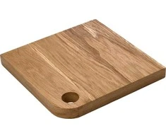 Verlo Board, 26x26x2.5 cm, with hole, oak, Simple