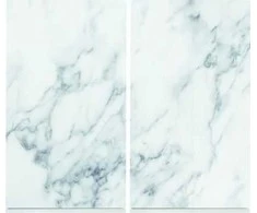 PIECES Apsauginis viryklės dangtelis MARBLE Baltas stiklo plokštė kaitlentei — 2 vnt., ZELLER