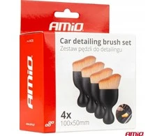 Automobilių detalių valymo šepečių rinkinys, 4 vnt. AMIO-04335
