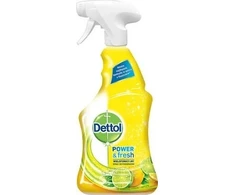 Dettol Power &amp; Fresh antibakterinis paviršiaus purškiklis Lemon 500ml